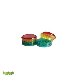 Black Leaf Grinder Rasta Ø42mm, 3-tlg.