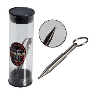 Black Leaf T2 Anhänger Dabbing Tool aus Titan mit Ballende