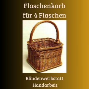 Flaschenkorb für 4 Flaschen